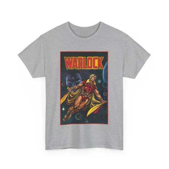 Discover Warlock T-Shirt - Jim Starlin Art - Marvel Comics Cosmic Superhero, The Enclave