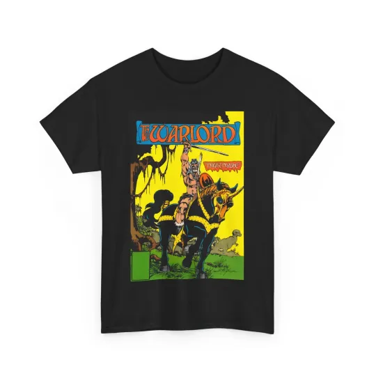 Warlord T-Shirt - Mike Grell Art - Skartaris - Travis Morgan - DC Comics - 70s