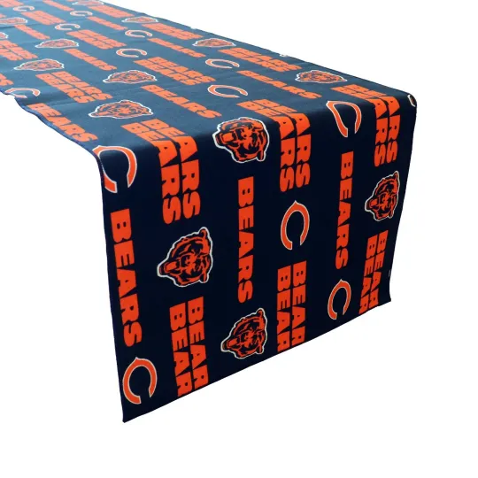 Discover Chicago Bears Table Runner Sports Football Team Party Table Decor