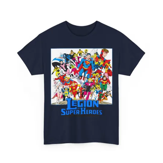 Legion of Super-Heroes T-Shirt - Superboy, Saturn Girl - DC Comics Who's Who