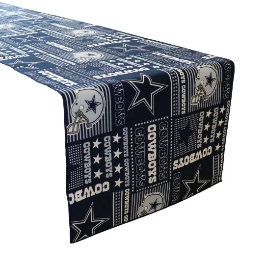 Dallas Cowboys Football Table Runner for Sports Fans and Party Decor
