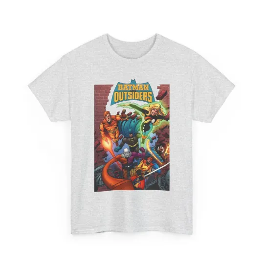 Discover Batman & the Outsiders T-Shirt - Jim Aparo Art - Geo-Force, Black Lightning