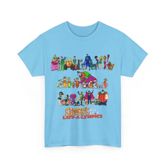 Discover Scooby's All-Star Laff-A-Lympics T-Shirt - Hanna-Barbera Cartoon - Speed Buggy
