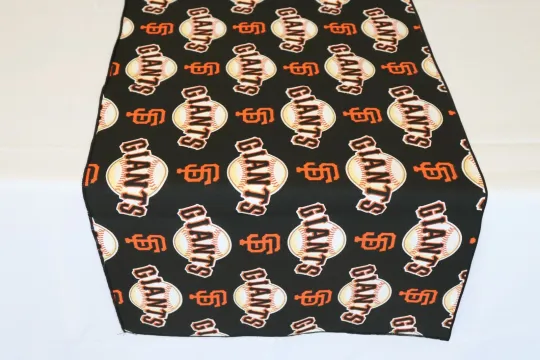 Discover San Francisco Giants Table Runner Sports Baseball Team Party Table Decor