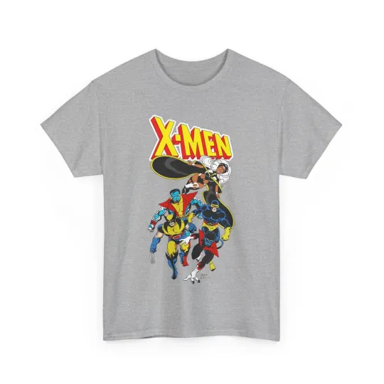 Discover X-Men T-Shirt - John Byrne - Storm, Wolverine, Cyclops, Colossus, Nightcrawler