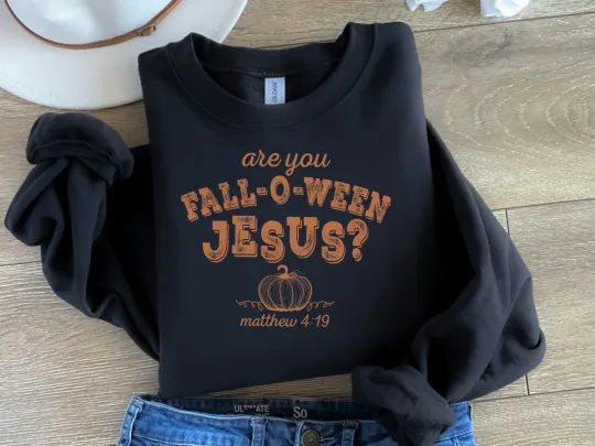 Discover Are You Fall-O-Ween Jesus Sweatshirt Hoodie | Christian Fall Halloween Religious
