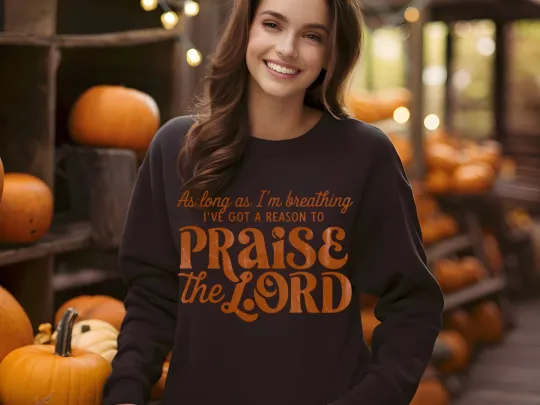 Discover Praise the Lord Hoodie Sweatshirt Retro Christian Worship Graphic Unisex Gift
