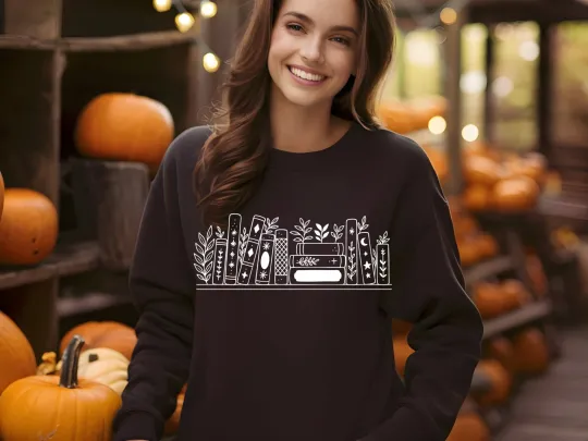 Discover There Is No Such Thing As Too Many Books Hoodie Sweatshirt Book Lover Gift