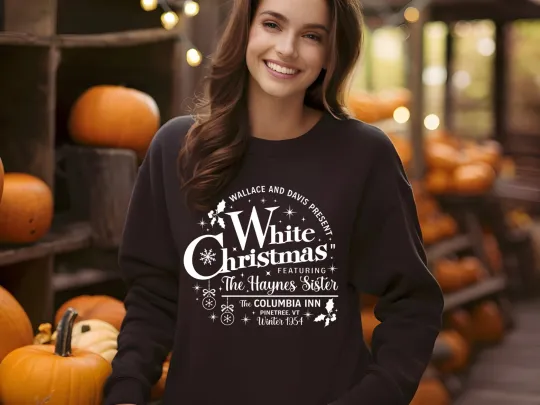Discover 1954 Classic Christmas Movie Hoodie Sweatshirt Retro Holiday Graphic Unisex Gift
