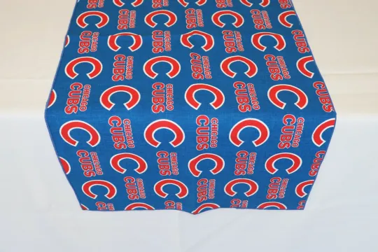 Discover Chicago Cubs Table Runner Sports Baseball Team Party Table Decor