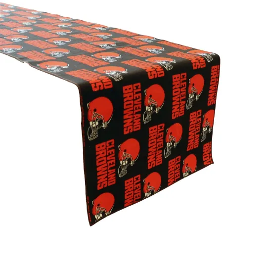 Discover Cleveland Browns Table Runner Sports Football Team Party Table Decor