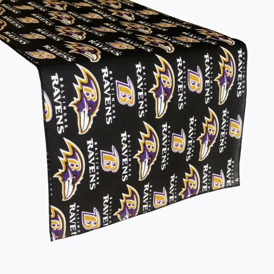 Baltimore Ravens Table Runner Football Team Party Table Decor