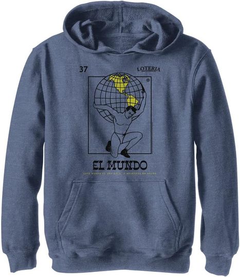 Discover Fifth Sun Kids' Loteria Mundo Youth Pullover Hoodie