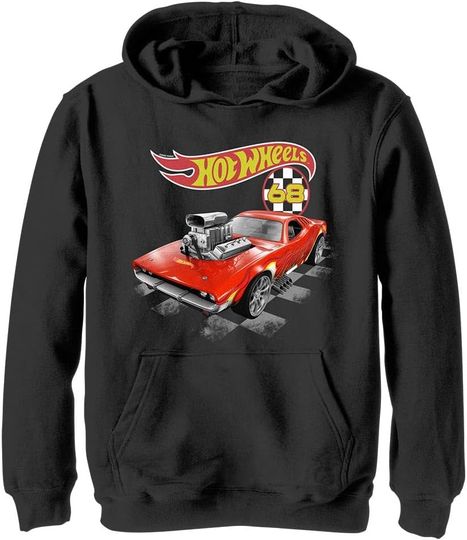 Discover Fifth Sun Boys' Hot Wheels 68 Checker Pullover Hoodie