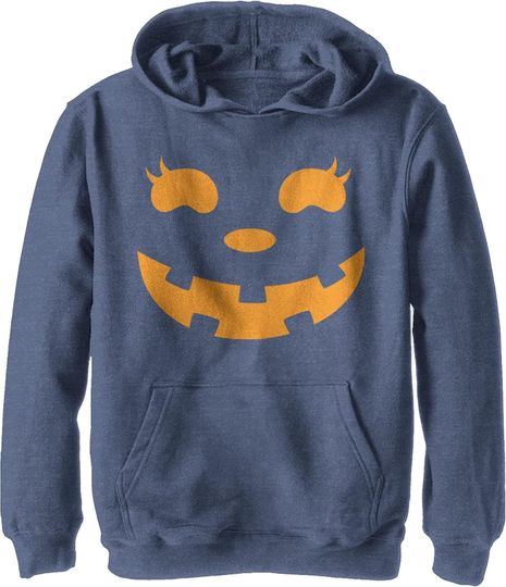 Discover Fifth Sun Kids' Chin Up Jill O Lantern Youth Pullover Hoodie