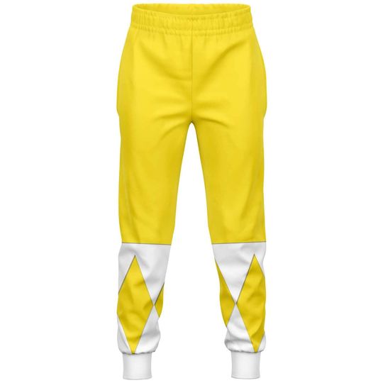 Discover MMPR 'Yellow Ranger' Fashion Joggers