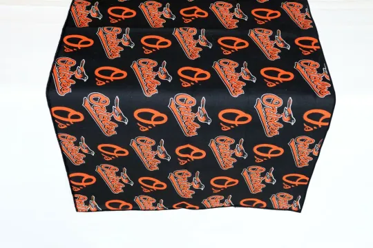 Discover Baltimore Orioles Baseball Table Runner for Sports Fans and Party Decor