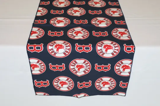 Discover Boston Red Sox Baseball Team Table Runner for Home & Living