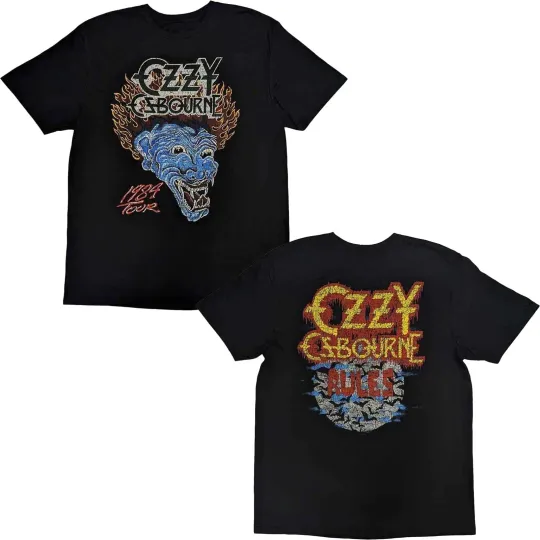 Discover Ozzy Osbourne 1984 Tattoo Tee Vintage Concert T-Shirt