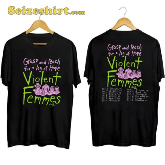 Violent Femmes Fall Tour 2025 T-Shirt, Double Sided Clothing