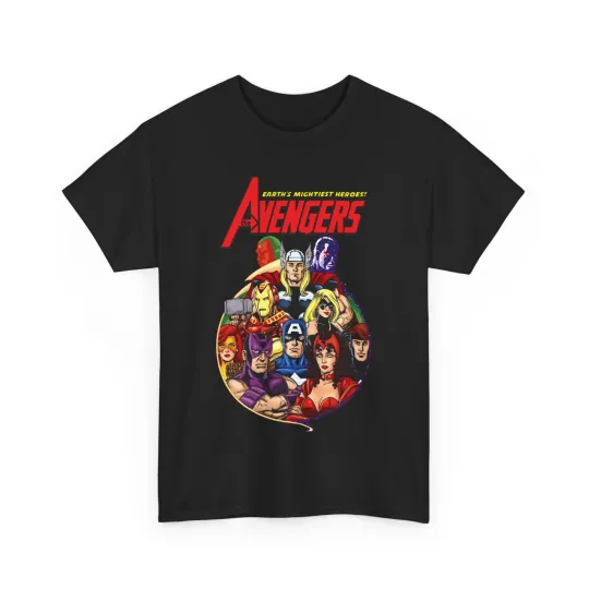 Avengers T-Shirt - George Perez Art - Iron Man, Thor, Hawkeye - Marvel Comics
