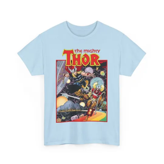 Discover Mighty Thor T-Shirt - Walt Simonson Art - Asgard, Bifröst - Marvel Comics