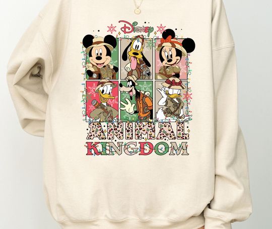 Discover Disney Animal Kingdom Sweatshirt, Matching Disney Sweatshirt, Safari Mode Disney Family Vacation Sweater, Mickey and Friends Animal Kingdom