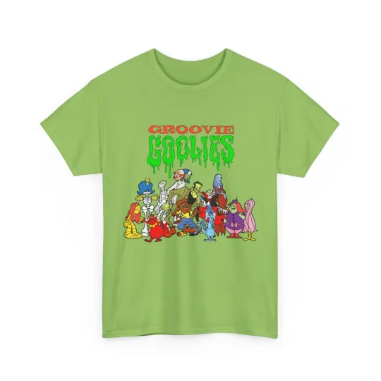 Discover Groovie Goolies T-Shirt - 70s Filmation Cartoon - Drac, Frankie, Wolfie