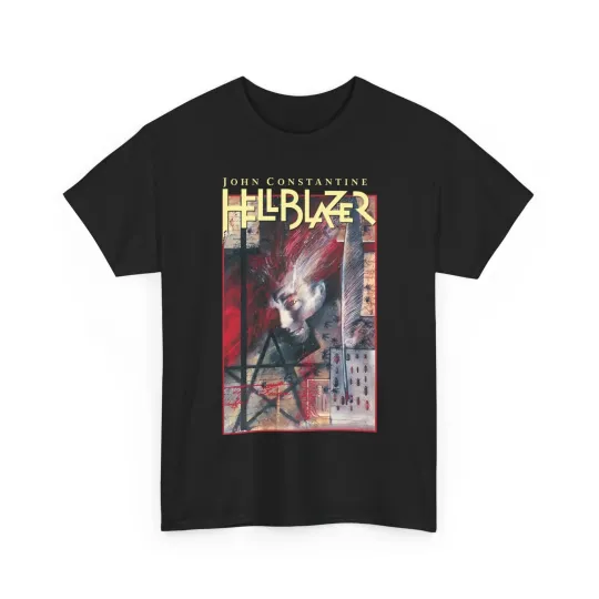 Discover John Constantine Hellblazer T-Shirt - Dave McKean Art - #1 Cover - Vertigo/DC