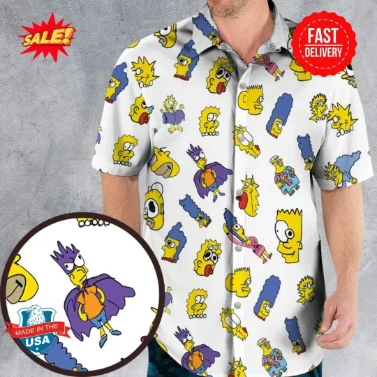 Discover The Simpsorns Halloween Hawaiian Shirt