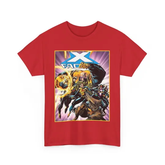 Discover X-Factor T-Shirt - Marvel Comics Art - Polaris, Havok, Strong Guy, Jamie Madrox