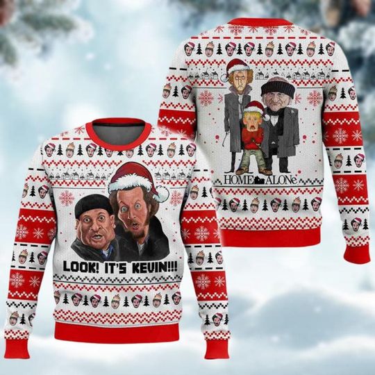 Wet Bandits Ugly Sweater, Home Alone Xmas Sweater, Funny Christmas Movie, Armed And Clumsy Criminals, Christmas Sweatshirt