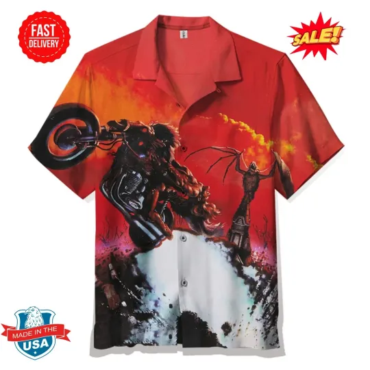 Discover Meat Loaf-Bat Out Of Hell  Hawaiian Shirt S-5XL