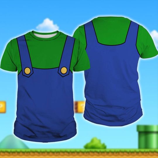 Discover Mario Luigi 3D Full Over Print Shirt