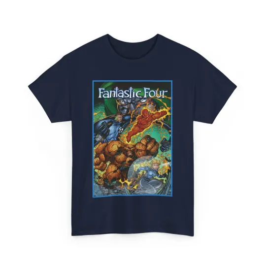 Fantastic Four T-Shirt - Marvel Comics - Heroes Reborn - Jim Lee Art - The Thing