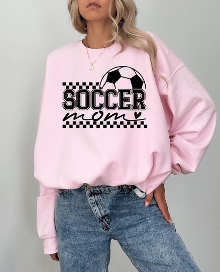 Discover Soccer Love Mom Sweatshirt, Soccer Mama Shirt, Soccer Mom Sweatshirt