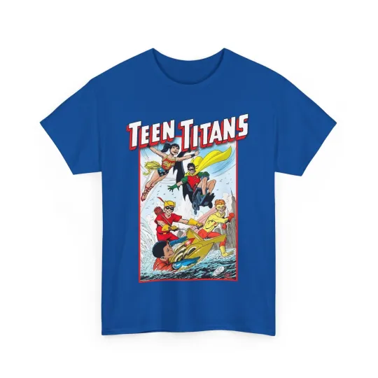 Teen Titans T-Shirt - John Byrne Art - Robin, Wonder Girl, Kid Flash, Speedy