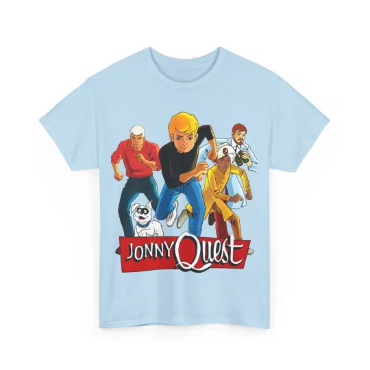 Jonny Quest T-Shirt - Hanna-Barbera 60s - Dr Benton, Hadji, Race Bannon, Bandit
