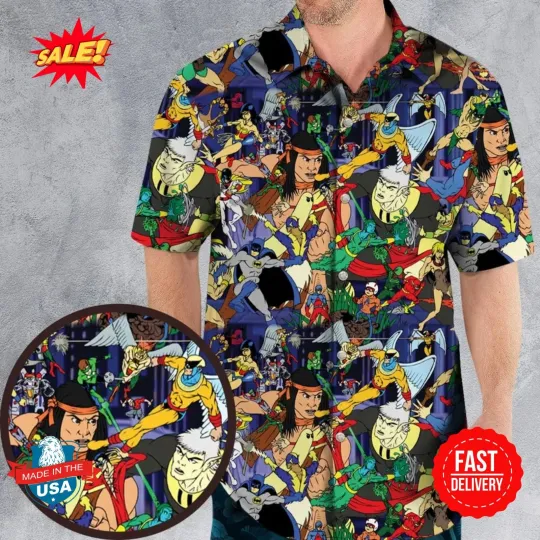 Discover Super TV Heroes HB Hawaiian Shirt