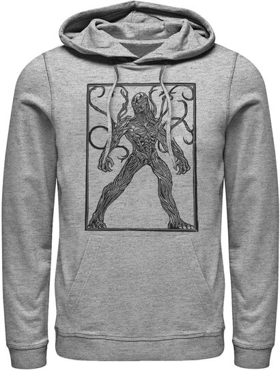 Men's Marvel Eternals Kro Woodcut Pull Over Hoodie