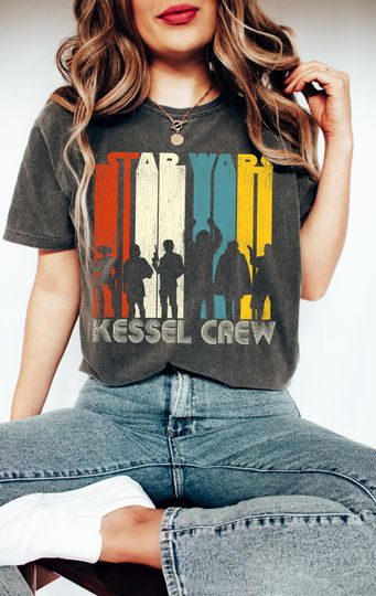 Discover Star Wars Han Solo Movie Kessel Crew Groovy Graphic Shirt, Disney's Hollywood Studio Shirt, Star Wars Fan Tee, Disneyland Galaxy's Edge Trip