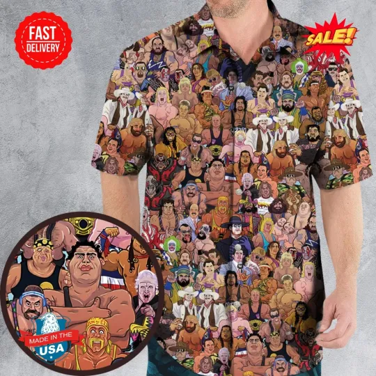 Discover WWF Legends: Early '90s Hawaiian Shirt