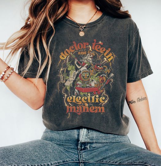 Discover Disney Muppets Doctor Teeth And The Electric Mayhem Poster Shirt, Disneyland Trip Family Outfits Shirt, Disneyland Family Vacation Trip