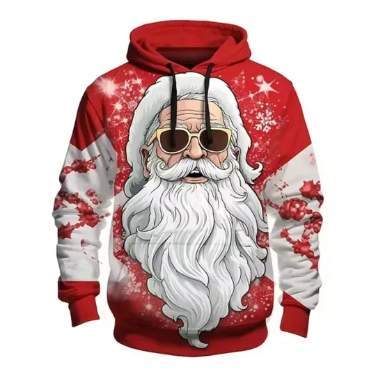 Discover Gingerbread 3D Christmas Hoodie – Unisex Pullover, Fun Holiday Casual Party