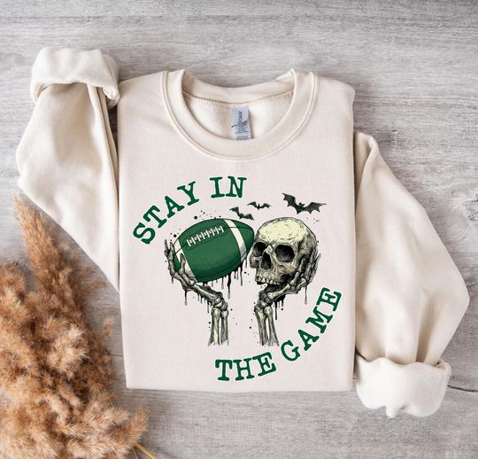 Discover Philadelphia Football Halloween Sweatshirt adnd Shirt, Spooky Skull Skeleton Philly Game Day Tee, Stay In The Game Philly Fan Top