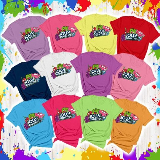 Discover Candy Group Halloween Costumes Jolly Rancher and Chocolate Bar Matching Shirts