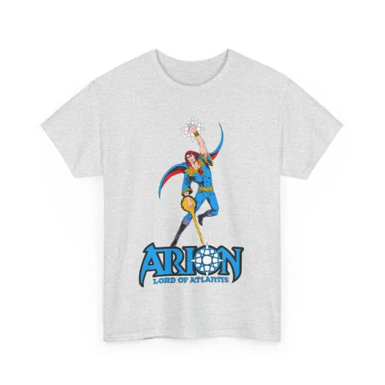 Discover Arion Lord of Atlantis T-Shirt - DC Comics - 1980s Series - Sword & Sorcery