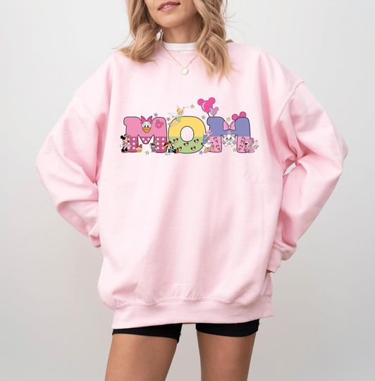 Discover Disney Mom Dad Sweatshirt, Mickey Dad and Minnie Mom Sweater, Mommy Daddy Shirt, Disney Family Shirt, Disney sister and Brother Sweatshirt