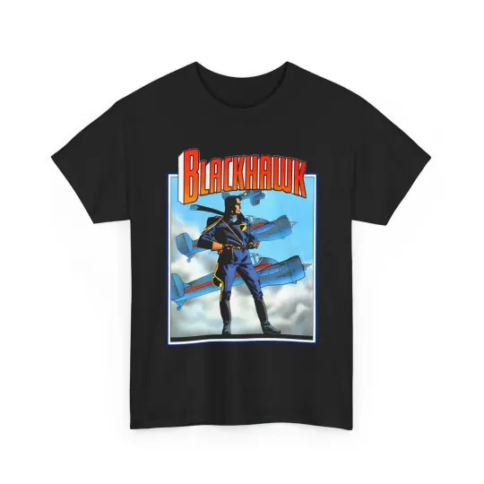 Blackhawk T-Shirt - Howard Chaykin Art - World War II Anti-Nazi - DC Comics