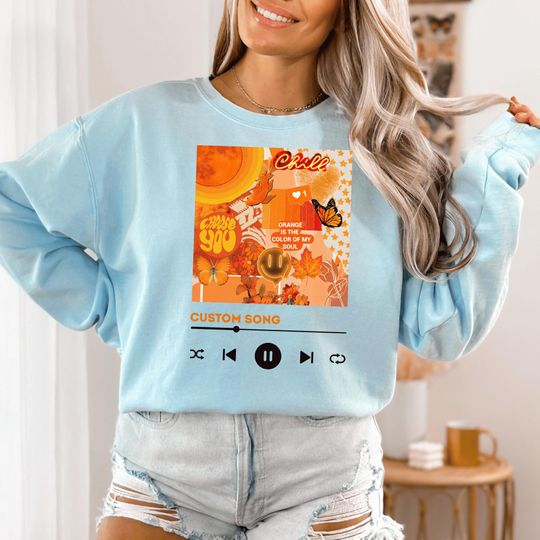 Discover Comfort Colors Custom Song Name Shirt or Sweatshirt, Music Lover Shirt, Custom Song Name Shirt, Concert Outfit, Custom Song Name Shirt